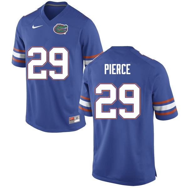 NCAA Florida Gators Dameon Pierce Men's #29 Nike Blue Stitched Authentic College Football Jersey RBB0364AB